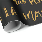 Christmas Holiday Joy text  Cadeaupapier (Rol Hoek)