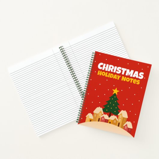 Christmas Holiday Notebook – Lined Notes Notitieboek (Binnen)