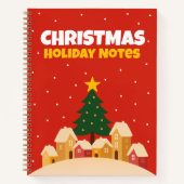 Christmas Holiday Notes – Checklist Notebook Notitieboek (Voorkant)