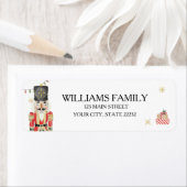 Christmas Holiday Nutcracker Address Label (Insitu)
