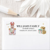 Christmas Holiday Nutcracker Address Label (Insitu)