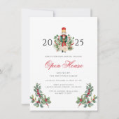Christmas Holiday Nutcracker Open House Party Kaart (Voorkant)