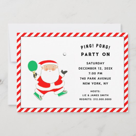 Christmas Holiday Open House Invitations Kaart (Voorkant)