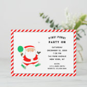 Christmas Holiday Open House Invitations Kaart (Staand voorkant)