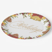 Christmas Holiday Paper Plates – Festive Dinner Papieren Bordje (Gekanteld)
