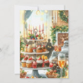 Christmas Holiday Party Festive Kaart (Achterkant)