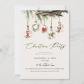  Christmas Holiday Party Invitation Kaart (Voorkant)
