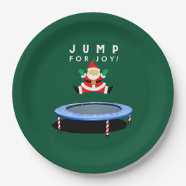 Christmas Holiday Party Trampoline Papieren Bordje