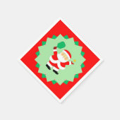 Christmas Holiday Pickleball Party Servet (Hoek)