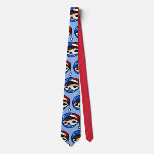 CHRISTMAS HOLIDAY SANTA SLOTH SLOTHMAS STROPDAS