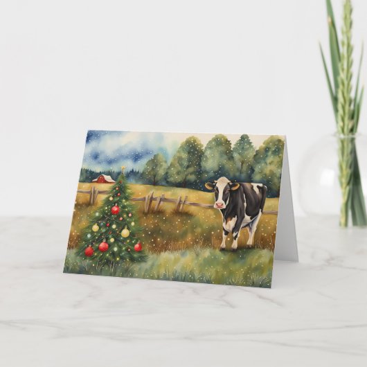 Christmas Holiday Seasons Greetings From Our House Kaart (Voorkant)