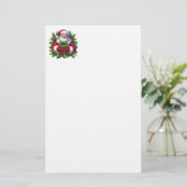 Christmas Holiday Stationery Paper Briefpapier (Staand voorkant)