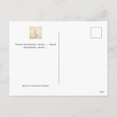 Christmas Holiday Street Musicians Briefkaart (Achterkant)