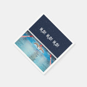 Christmas Holiday Swimming Party Servet (Hoek)