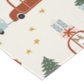 Christmas Holiday Table Cloth Animal Illustration  Tafelkleed (Gekanteld)