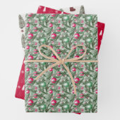 Christmas Holiday Three Pack Inpakpapier Vel (In situ)