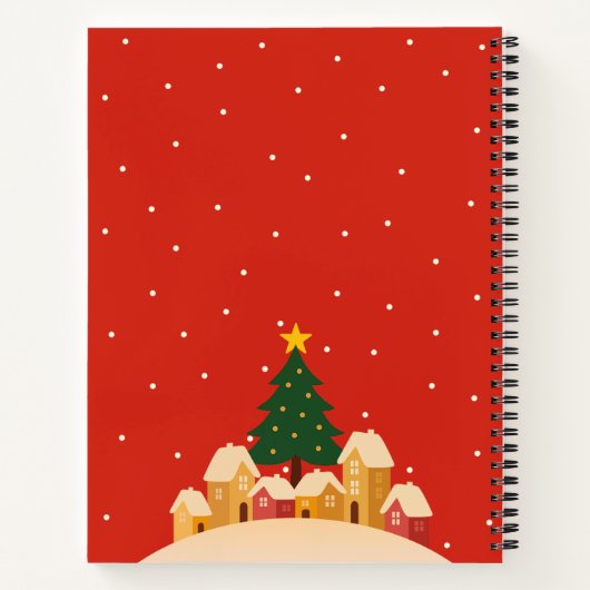 Christmas Holiday Traditions Notebook Graph Notes Notitieboek (Achterkant)