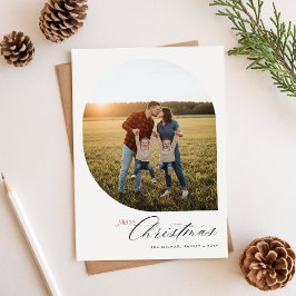 Christmas Holiday Wish With Photo Holiday Card Feestdagenkaart