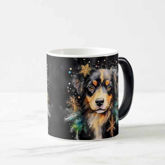 Christmas Holiday Wrap Magische Mok (Voorkant rechts)