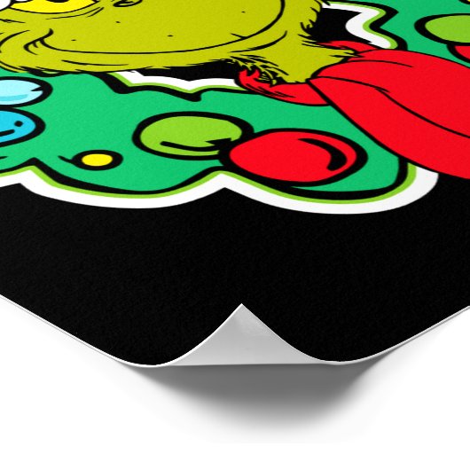 Christmas Holiday Wreath Poster (Hoek)