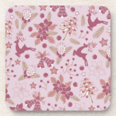 Christmas holidays bier onderzetter (Voorkant)