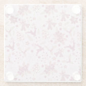 Christmas holidays glazen onderzetter (Achterkant)