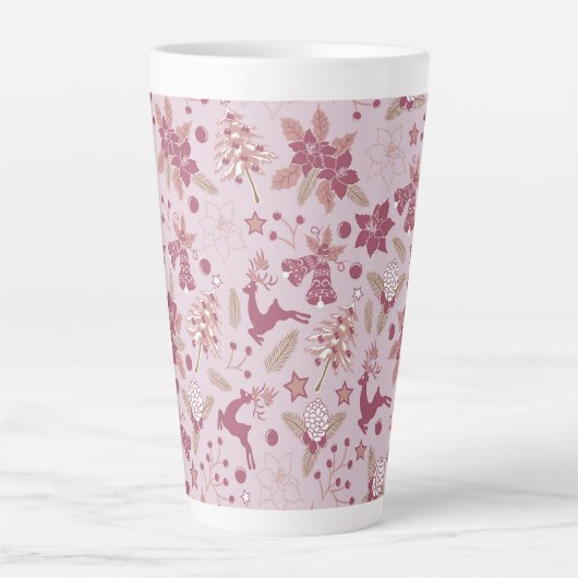 Christmas holidays latte mok (Voorkant)