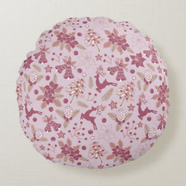 Christmas holidays rond kussen