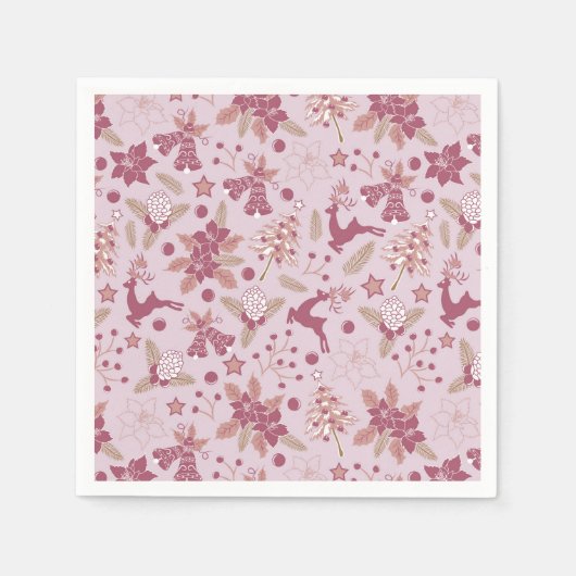 Christmas holidays servet (Voorkant)