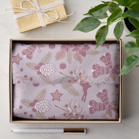 Christmas holidays tissuepapier (Geschenk)