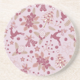 Christmas holidays zandsteen onderzetter