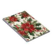 Christmas Holly & Berries Spiral Foto Notitieboek (Rechterzijde)