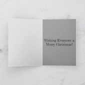 Christmas Holly Berries Wenskaart Feestdagen Kaart (Binnen)