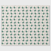 Christmas Holly gift wrap Cadeaupapier (Vlak)