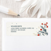 Christmas Holly Holidays Etiket (Insitu)