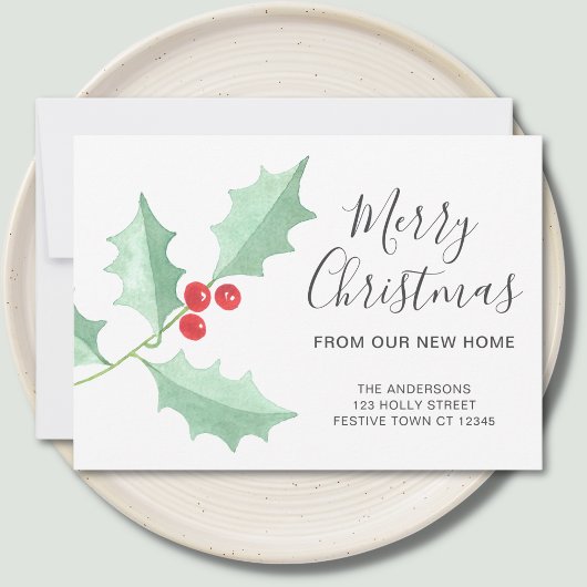 Christmas Holly in beweging Aankondiging