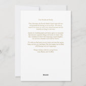 Christmas Holly Joy To The World Gold Arch Photo  Feestdagenkaart (Achterkant)