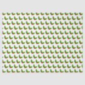 Christmas Holly Pattern Holiday Gift Wrap Feesteli Tissuepapier (Voorkant)