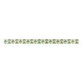 Christmas Holly Satin Ribbon Satijnen Lint (Voorkant)