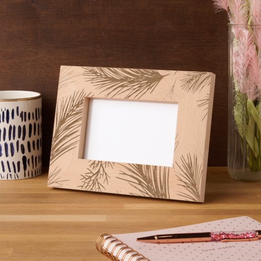 Christmas Holly Wooden Gegraveerde Lijstjes (Links)