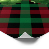 Christmas Holly Wreath Poster (Hoek)