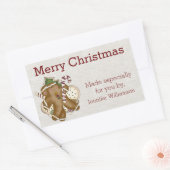 Christmas Home Made Label Sticker (Envelop)