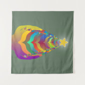 Christmas Hope and Togetherness Wandkleed (Voorkant (horizontaal))