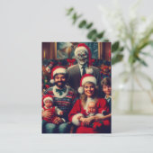 Christmas Horror Family Portrait Briefkaart (Staand voorkant)