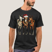 Christmas Horses Western Cowboy Horse Lover Was Je T-shirt (Voorkant)