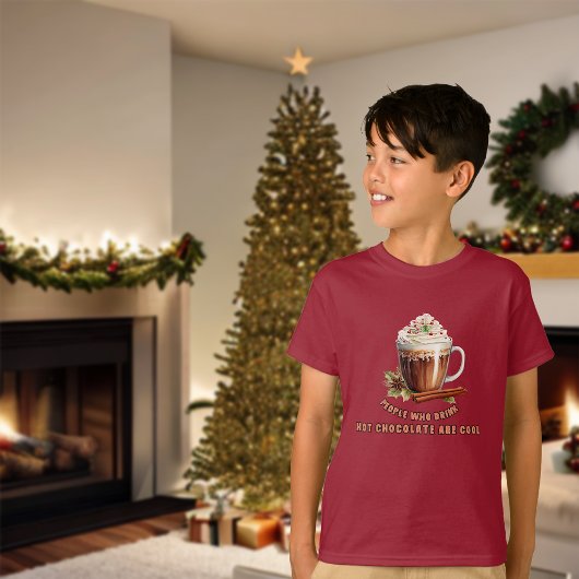 Christmas Hot Chocolate is Cool Kinder T-shirt