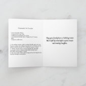 Christmas Hot Chocolate Recipe Christmas Card Feestdagen Kaart (Binnen)