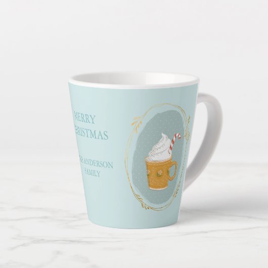 Christmas Hot Chocolate Waterverf Latte Mok (Rechterhoek)