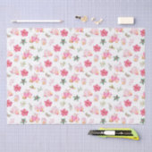 Christmas Hot Cocoa and Pink Poinsettias Tissuepapier (Craft)