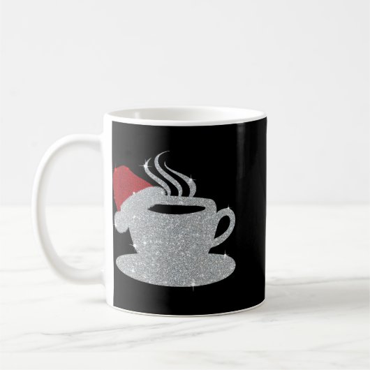 Christmas Hot Coffee Cup Santa's Hat Xmas Holidays Koffiemok (Links)